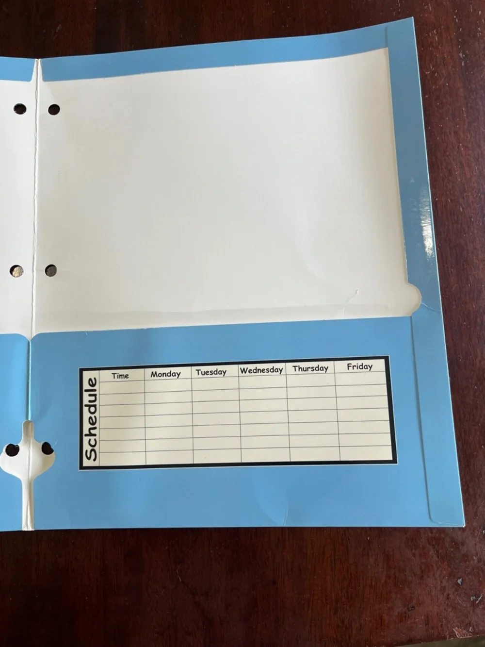 Unused 2005 Girl Talk ALL STAR Light Blue Sports Them Portfolio Velvety Cover